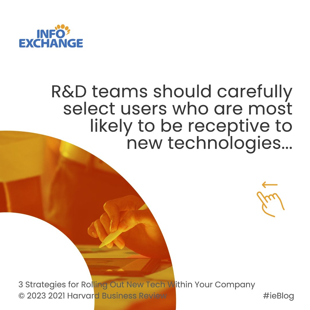 InfoExchangeLtd's tweet image. Want to successfully roll out new technology within your company?

🤓 Check out the full blog on our website. hubs.ly/Q01S8h7s0

#ieblog #Innovation #TechnologyAdoption #Strategy #BusinessGrowth