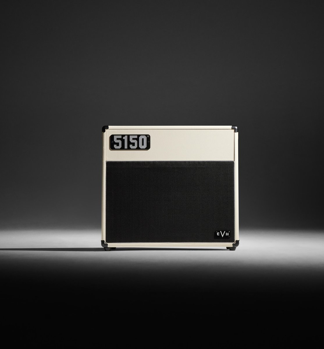 Sporting sophisticated and distinctive EVH style, the 5150 Iconic Series 40-watt 1x12 combo is wrapped in Ivory textured vinyl with a black cloth front grille. Learn more: bit.ly/443w0ru