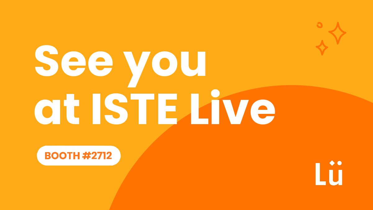Our team will be at #ISTELive 2023 from June 26 to 28! 🎉  We can't wait for you to try Lü and discover all the possibilities our system has to offer. Come and meet our team at booth #2712. <a href="/ISTEofficial/">ISTE</a>