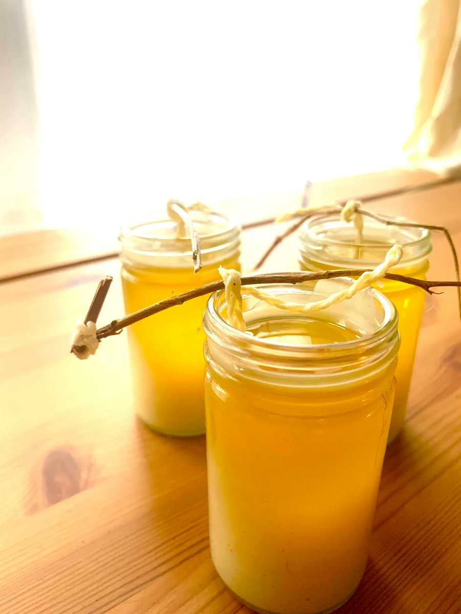 How have you been avoiding writing today? I have been reduced by a sticky opening chapter to *making my own candles* out of sticky concoction of beeswax and coconut oil. This is undoubtedly a manifestation of my attempts to control chapter one. #WritingCommnunity #amwriting