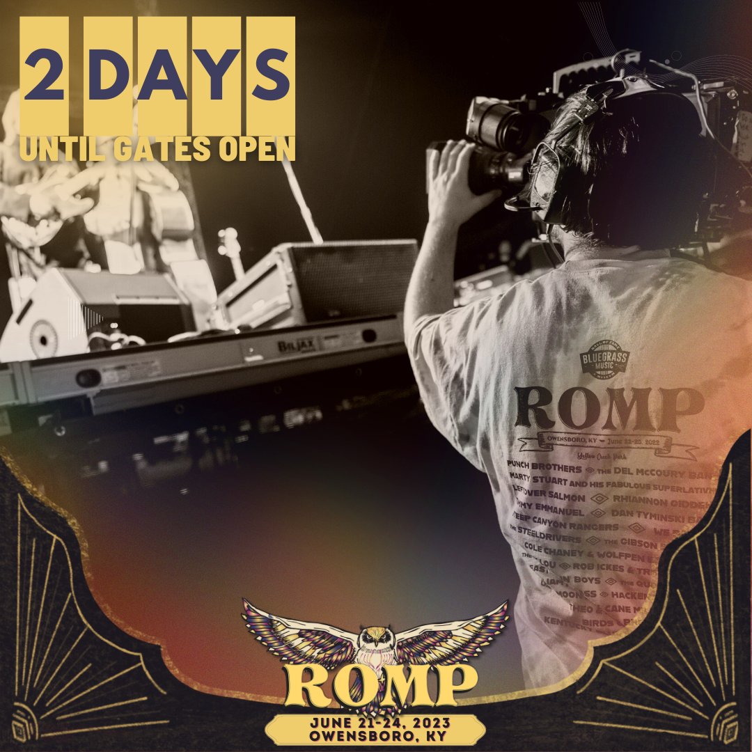 ROMPFest's tweet image. Just 2️⃣days left until the ultimate adventure at ROMP! #rompfest
Be sure to download our app to stay up to date with all the festivities.