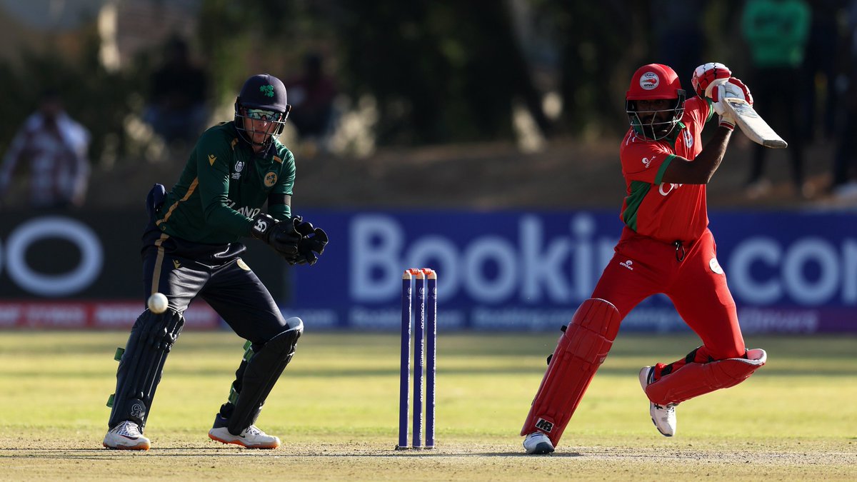 Oman Cricket (@theomancricket) on Twitter photo Its was indeed a historical moment of ecstasy for Oman ๐ด๐ฒ beating full-member Ireland ๐ฎ๐ช in it's 1st Match of the <a href="/cricketworldcup/">ICC Cricket World Cup</a> Qualifiers.
Oman ๐ด๐ฒ restricted Ireland ๐ฎ๐ช to 281 courtesy of tidy pace bowling spells by Bilal Khan and Fayyaz Butt picking 2 wickets each. The spin Its was indeed a historical moment of ecstasy for Oman ๐ด๐ฒ beating full-member Ireland ๐ฎ๐ช in it's 1st Match of the <a href="/cricketworldcup/">ICC Cricket World Cup</a> Qualifiers.
Oman ๐ด๐ฒ restricted Ireland ๐ฎ๐ช to 281 courtesy of tidy pace bowling spells by Bilal Khan and Fayyaz Butt picking 2 wickets each. The spin
