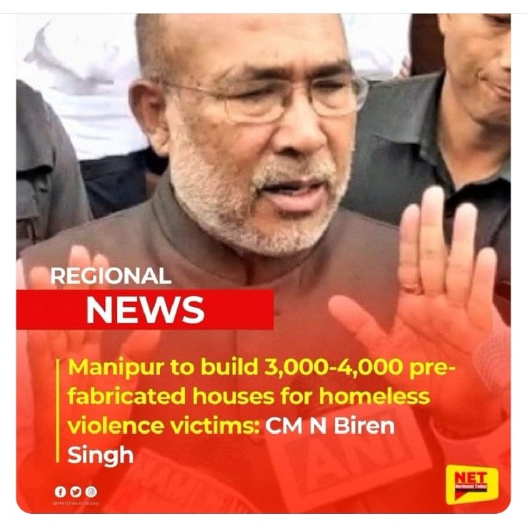 ZoLianuDebby's tweet photo. "A house is merely walls & roofs. But it takes love, laughter, & cherished moments to transform it into a true home."

When 3000-4000 houses were destroyed & burnt, it wasn't merely walls & roofs that were destroyed. The State led Arambai Tenggol, Meitei Leepun & the Meitei Mobs had destroyed the "HOMES"  & along with it, the laughters, the cherished moments & the love were brutally snatched away which is irreparable and cannot be reconstructed. 

No rehabilitation or compensation is ever going to make up for the enduring mental traumas we have experienced. For all the damages caused & the apparent animosity inflicted upon us - SEPARATION IS THE ONLY SOLUTION! 

@HMOIndia @narendramodi @rashtrapatibhvn @RSSorg @UNinIndia @UNICEFIndia @UNHumanRights @UNOCHA