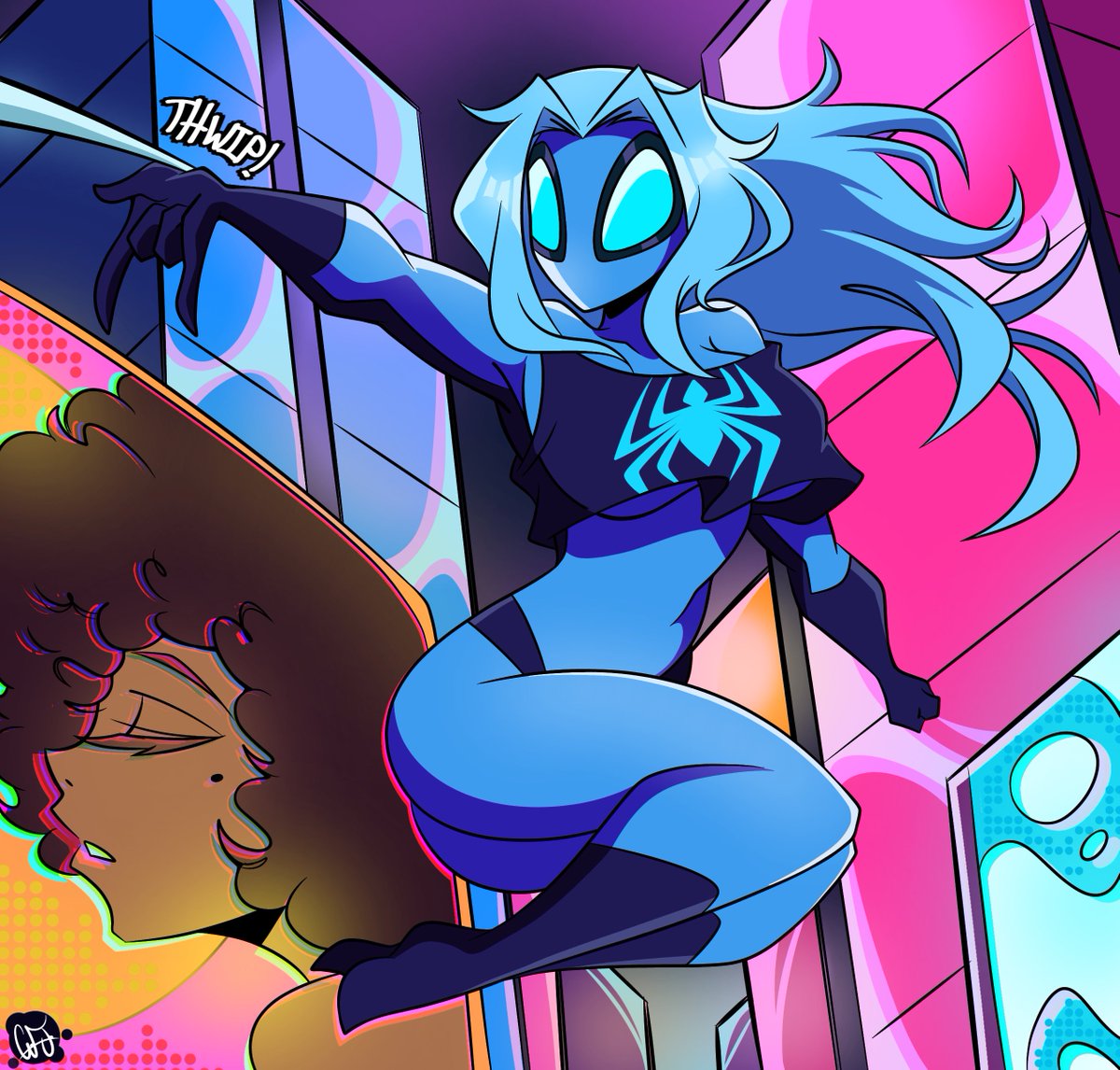 Ajsdoodles's tweet photo. Spider-Zoe
She's real 

#spidersona https://t.co/MtMUk6cf97