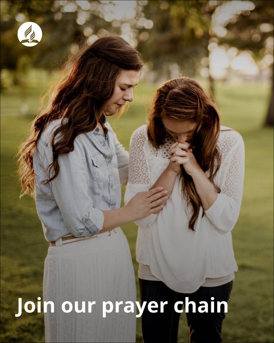 adventistchurch's tweet photo. Let's take some time to pray for each other today. Comment "pray for me" below or message us privately.

If you'd like to be involved in our prayer chain today, pick a prayer need and add it to your prayer time today.

Leave a ❤️ on those you've prayed for.

#prayer
#prayerchain https://t.co/ur3PfBfGH8