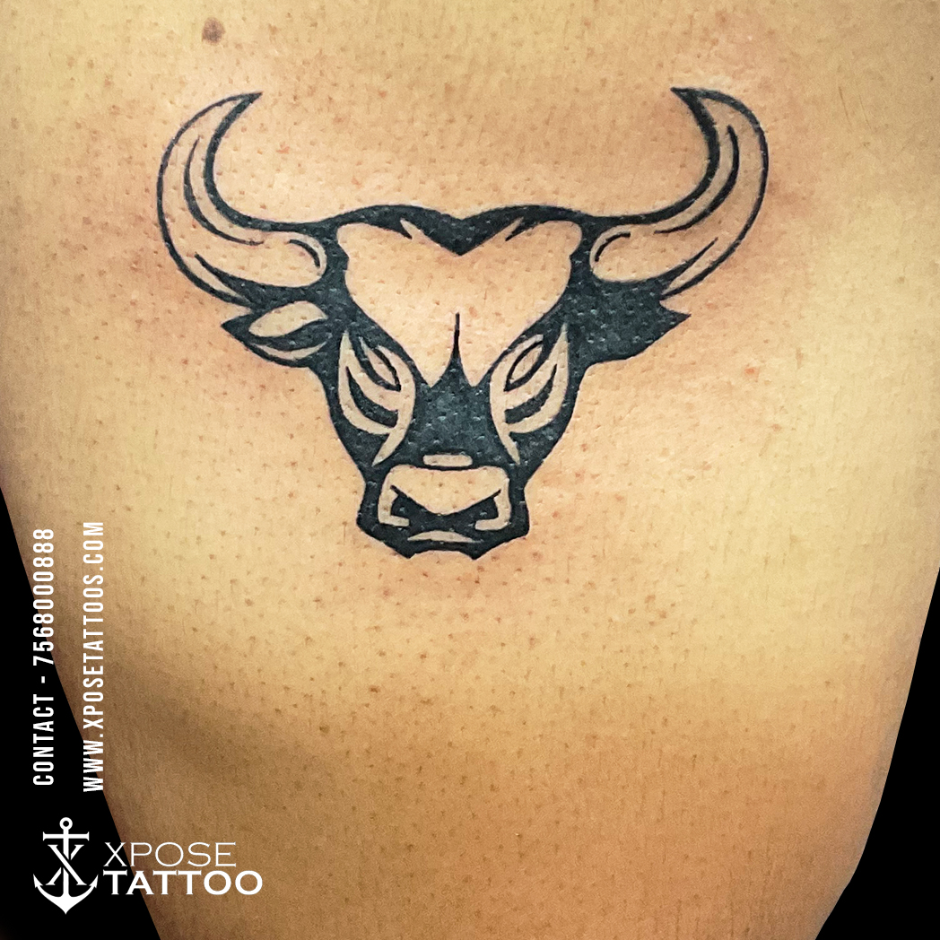 4 Tribal Bull SVG, Tribal Tattoo SVG, Tribal set (2035782)