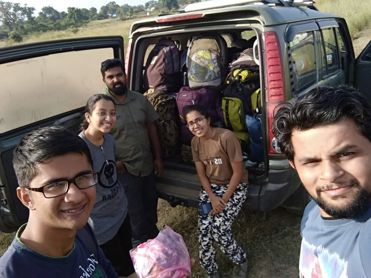 uramakri's tweet photo. Our #scorpio #4wheeldrive, our trusty steed, helped conduct fieldwork across India over the last 8 years @NCBS_Bangalore! She had us stuck (and unstuck), drove alongside endangered wildlife, helped find amazing species in the high Himalaya! https://t.co/HdGJ6VZ4dx