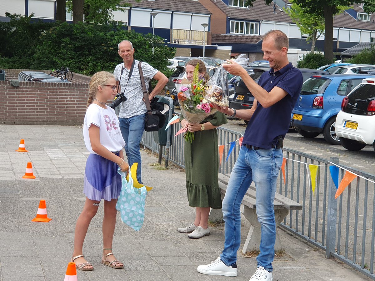 Ook de verkeersouders van de school werden beloond voor hun inzet voor de verkeersveiligheid en praktische verkeerslessen