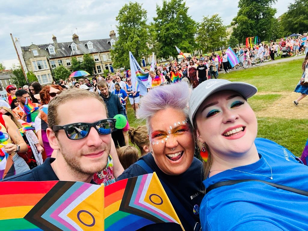 MarshallGlobal's tweet photo. We were delighted to sponsor this year’s Pride event in Cambridge on Saturday, with members of the Marshall Marketing team taking part in the parade to support diversity and inclusivity in the local community.

#CambridgePride2023 https://t.co/wc6Lp5KuLB