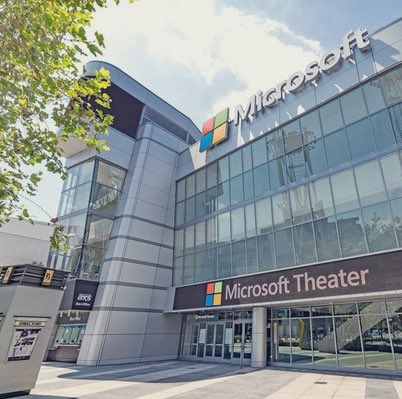 RT @PlayGamesMovies: 'Microsoft Theater' name is being retired. 'Peacock Theater' to apparently be the new name. https://t.co/aLryJQjUcP