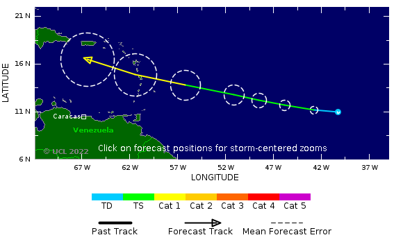 19 au 25/06 : alerte cyclonique (Cindy) pour les Petites Antilles et le Nord des Caraïbes #ouragan tinyurl.com/239dxgv2