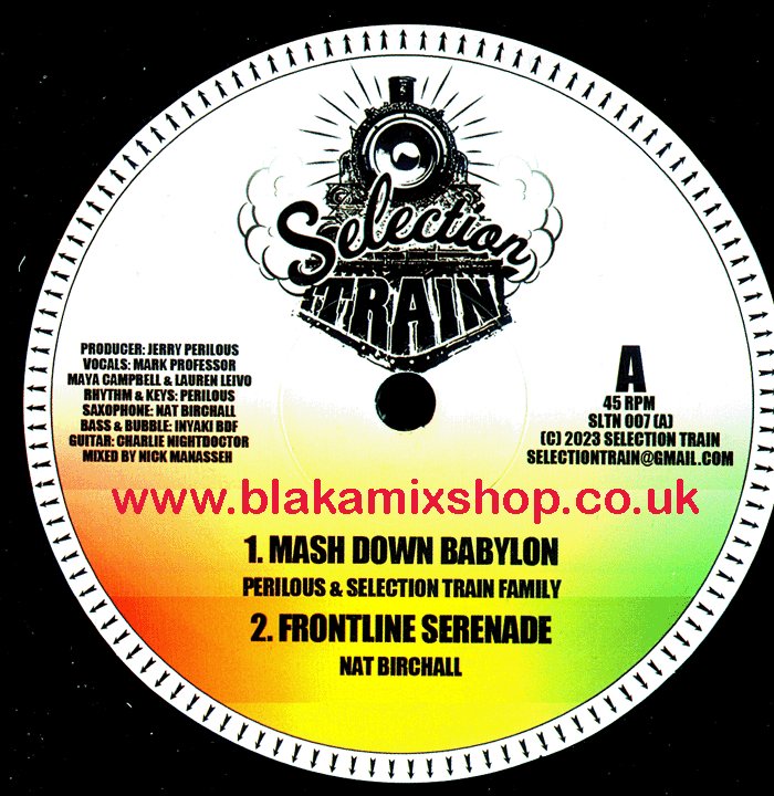Mash Down Babylon [4 Mixes] - PERILOUS &amp; SELECTION TRAIN FAMILY blakamixshop.co.uk/12"vinyl-…