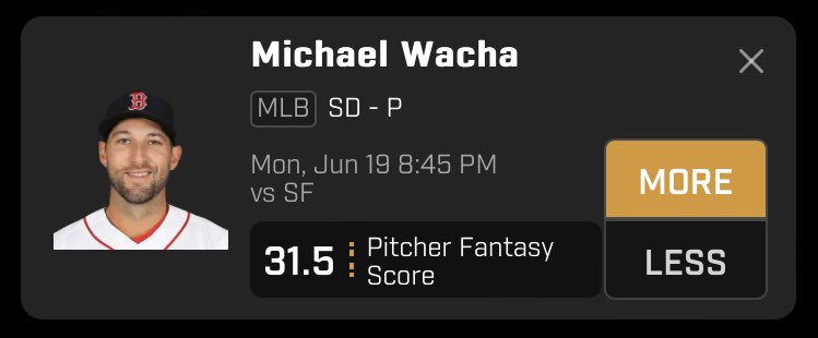 🚨🚨POTD#47🚨🚨

🔐-158 to go over K’s
🔐 -140 to go over Pitching Outs
🔐 SD favored to win 🫡🫡🫡

#nba     #nbaplayoffs     #WNBA     #wnbatwitter     #DraftKings     #fanduel #ParlayPlay #Banesquad #CSGO #MMA #UFC #PrizePicks #PGA #dota #lol #wwe #sports #GamblingTwitter…