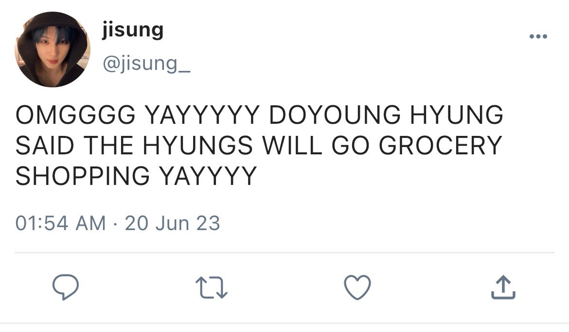 12 a series of tweets from park jisung
