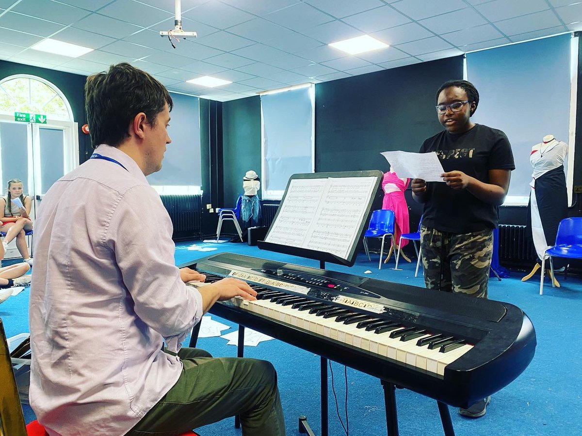 DramaHolt's tweet photo. What an amazing start to #activitiesweek2023 @theholtschool @TheHoltMusic #showinaweek #day1 students explored the musical #wwryschooledition #WWRYmusical looking at music, drama as well as design elements such as costume,set, lighting and sound #theatrecareers #artsmatter https://t.co/vtqK5jrxQA