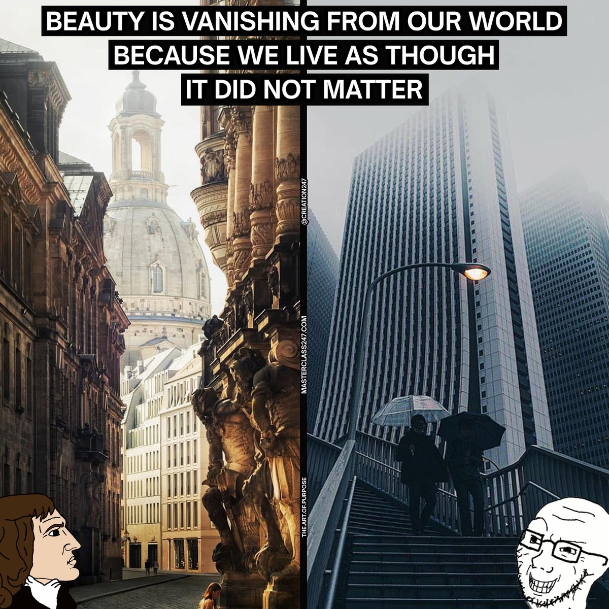 Why is beauty vanishing from our world?