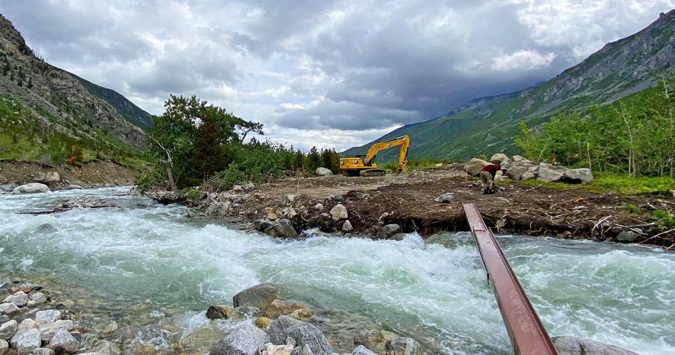 Rebuilding the road to East Rosebud Lake and the 3 trailheads that take off from that region is underway. Expected to be completed by the end of July if all goes well. <a href="/GallatinNF/">Gallatin NF</a> billingsgazette.com/news/state-reg…