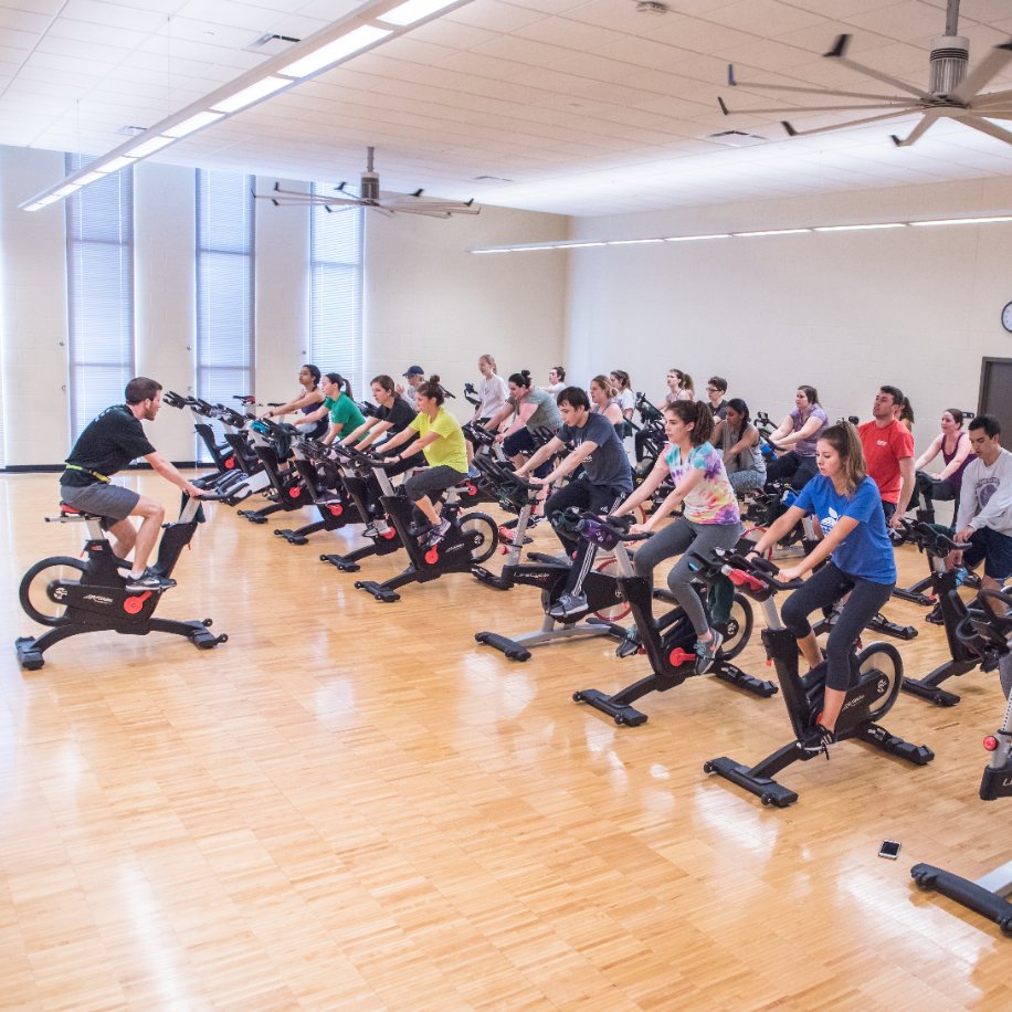 KStateRec's tweet photo. Don't forget group fitness classes are still going! Check out our Cycle 45 class Wednesday night from 5:15 - 6:00PM with Mitzie!π² #cycle45 #groupfit #kstaterec https://t.co/bDtpTrBF3l