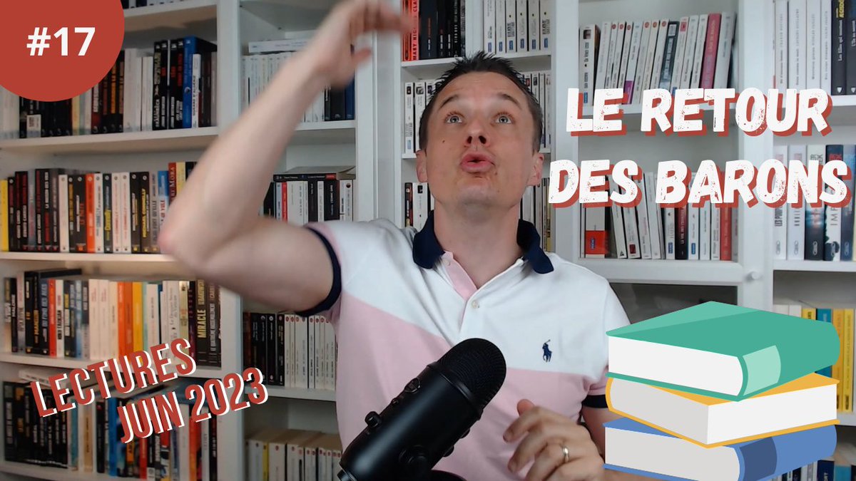 Je vous propose de découvrir ma nouvelle vidéo dans laquelle je vous parle du retour des barons, les maitres de leur genre!
Vous allez donc voir défiler <a href="/dennis_lehane/">Dennis Lehane</a> , <a href="/BretEastonEllis/">Bret Easton Ellis</a> et <a href="/fthilliez/">Franck Thilliez</a>... et <a href="/BePolar3/">BePolar.fr</a> 
C'est ici: youtu.be/xOwRo0xmMHg

J'attends vos commentaires