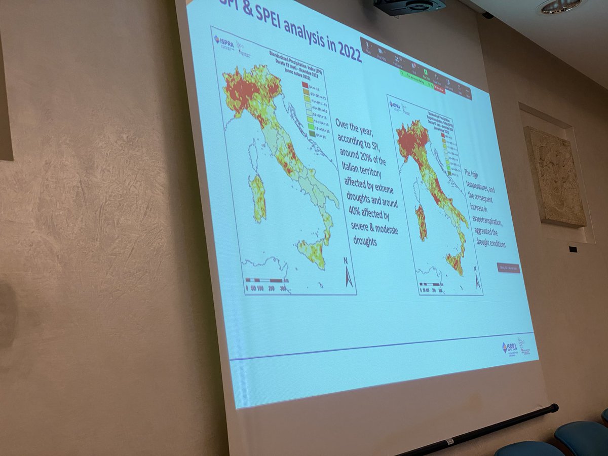 I had today the chance to take part at the workshop “Innovation for drought and agriculture” organized by <a href="/FAO/">Food and Agriculture Organization</a> with #CREA <a href="/CNRsocial_/">CNR Consiglio Nazionale delle Ricerche</a> <a href="/ISPRA_Press/">ISPRA - Ist. Sup. Protezione e Ricerca Ambientale</a> #ENEA presenting the <a href="/EuwayProject/">EUWAY_project</a> focused on water issues and the <a href="/EASY4DIGIT/">EASY4DIGIT Project</a> Project targeted to digital technologies for farmers.