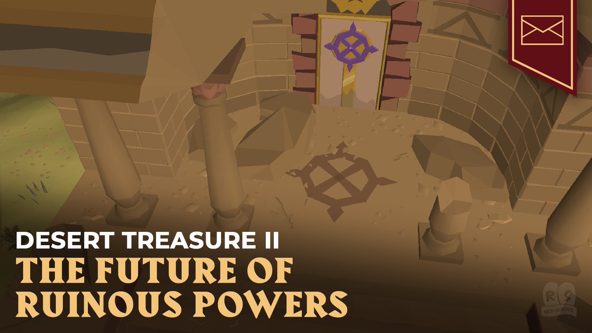 We've got an update on the Ruinous Powers for all of you.

Check out the blog at the link below to read about the future of the Ruinous Powers, as well as some conversation on power creep in Old School.

🔗 osrs.game/The-Future-of-…