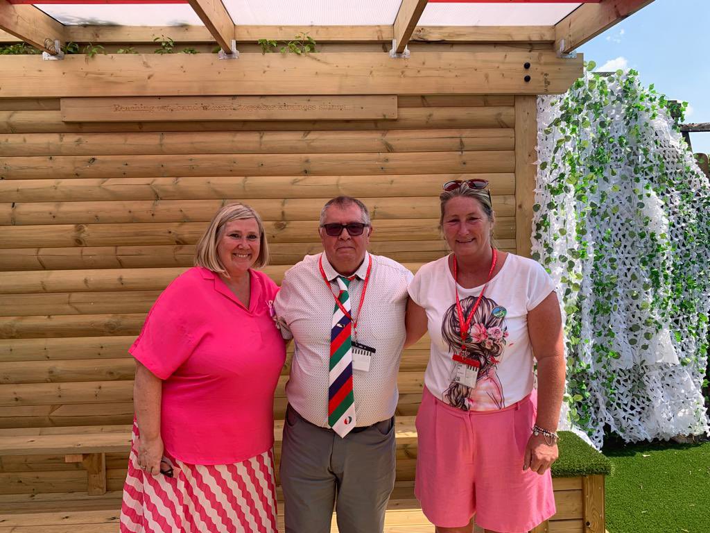 MerseysideSpoon's tweet photo. Olivia’s Stage, built in memory of Olivia Pratt-Korbel, was opened by Olivia’s Mum, the Headteacher @smmjpta Mrs Wilkinson, Tony Byrne &amp; @TraceyC88879879 of @charityspoon Merseyside on 13/6/23. Supporting vulnerable children in the region ❤️ 💙 🤍 💚 https://t.co/C4zXGkF5Xy