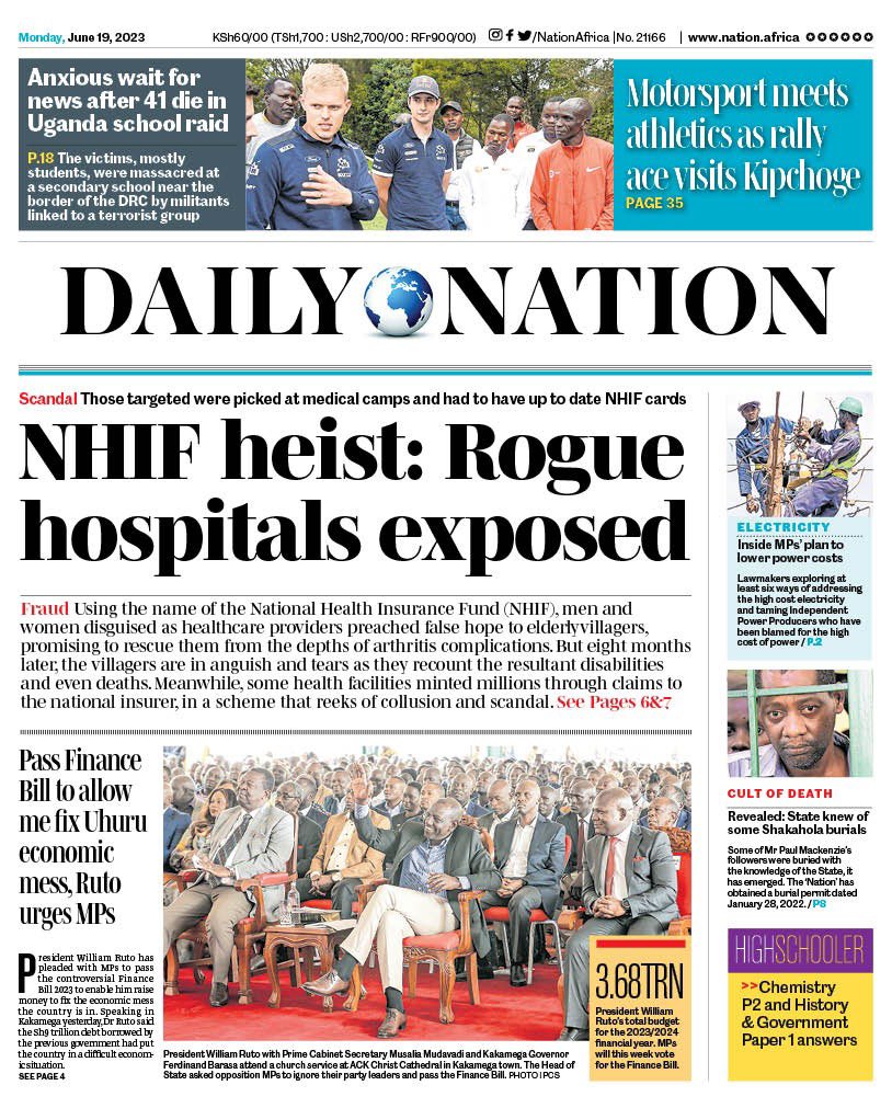 solo_ambuku's tweet photo. @NationAfrica Bravo @MOH_Kenya CS Susan Nakumicha, we want to see immediate arraignment of #WeStealGodHeals heist conspirators and their @nhifkenya accomplices. Not to forget #KEMSA and #CovidMillionaires heisters. #HealthKE = #CorruptionKE ! ๐ค๐น๐ก๐ฅฒ๐ https://t.co/TlyHX9LfiY
