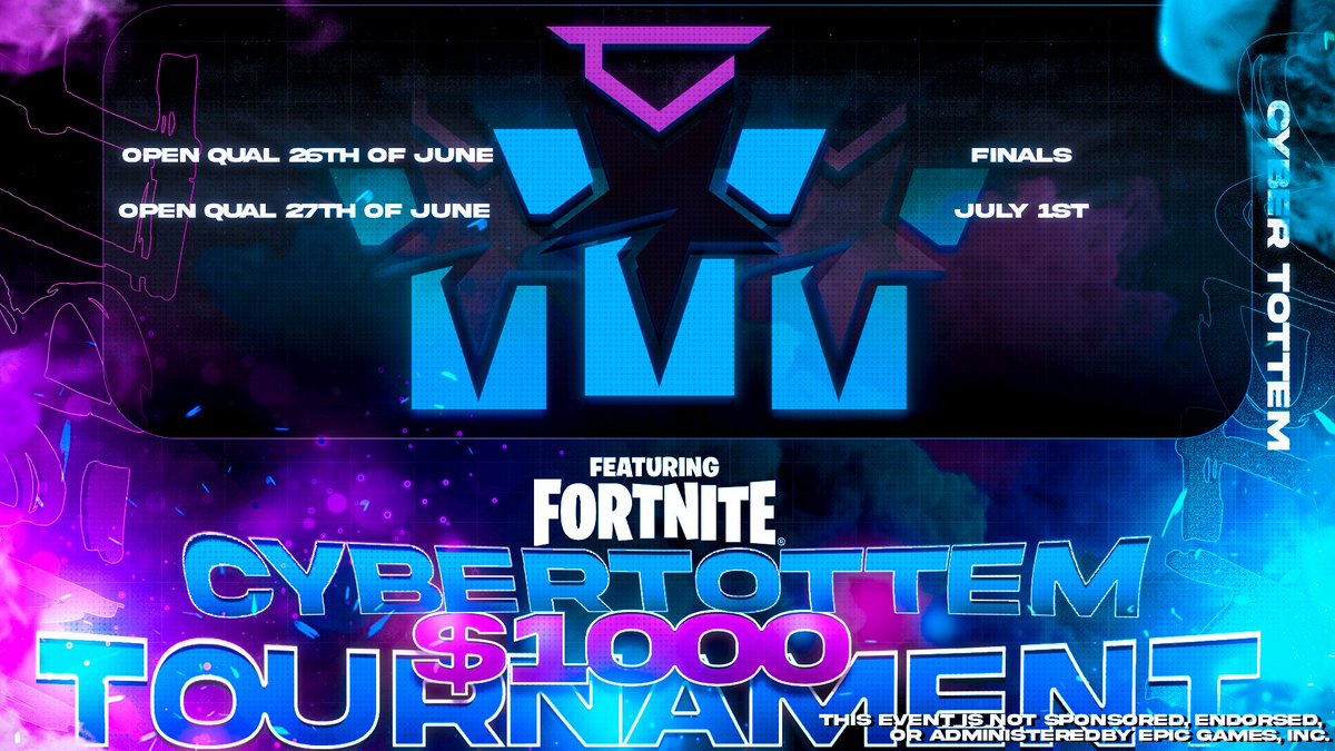 NoblePracServer's tweet image. We are proud to announce CyberTottem x @NoblePracServer $1000 Cup!

30 Pro Invites and 20 Qualifiers!

Opens:
June 26th, 19:00 CET/18:00 UK
June 27th, 19:00 CET/18:00 UK

We are also giving away 1 slot to the finals.

- Retweet &amp;amp; like
- @ your duo

Registration link below!