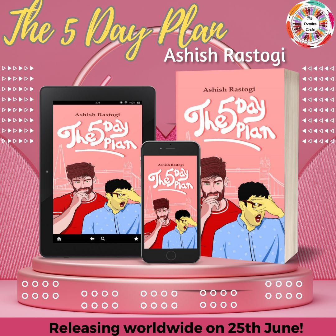 TheCreativCircl's tweet photo. What happens when a shy accident prone Indian doctor meets a dashing and famous football star? Find out in The 5 Day Plan by Ashish Rastogi @AshishRastogi12 
Releasing worldwide on June 25th

#WritingCommunity https://t.co/lty0DEkBnC