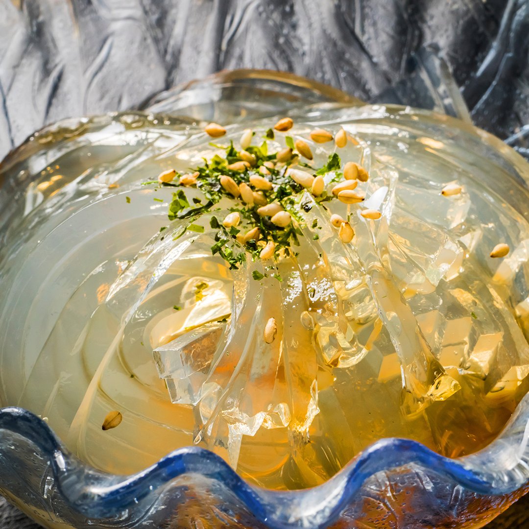 FlyANA_official's tweet photo. #Tokoroten, or seaweed noodles: jelly-cious! 😋 https://t.co/AjH6bwMkDp