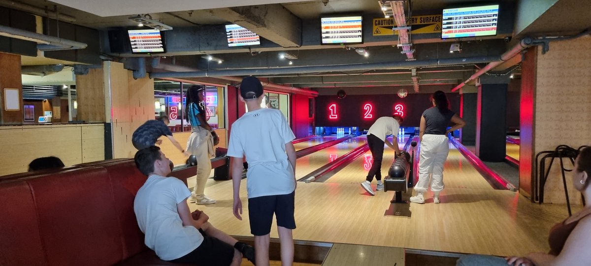 2/2 Now for some bowling, dinner and karaoke <a href="/KirkhamGrammar/">Kirkham Grammar School</a> style