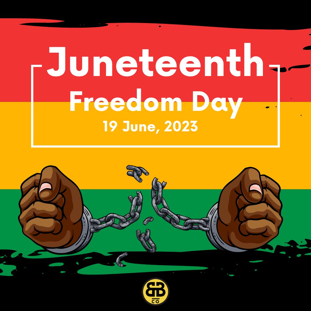 Today, we commemorate #juneteenth, marking the end of slavery in the United States. We encourage folks to celebrate this day, while also acknowledging the work still to do in honoring, supporting, and celebrating black culture. 🙏🏿❤️ #BlackOwnedBusiness #BlackOwned