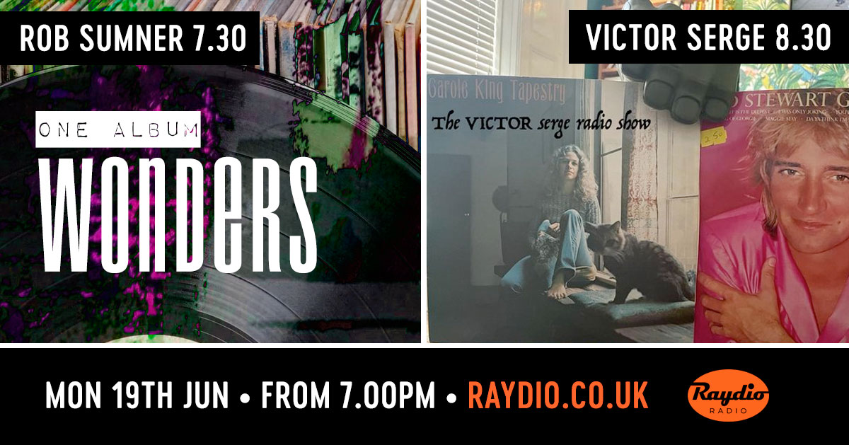 LiveRaydio's tweet photo. Two shows tonight. Rob Sumner at 7.30 and Victor Serge at 8.30pm - be sure to join us @ https://t.co/CbeDzLzAsP https://t.co/jlKZOJqcEN