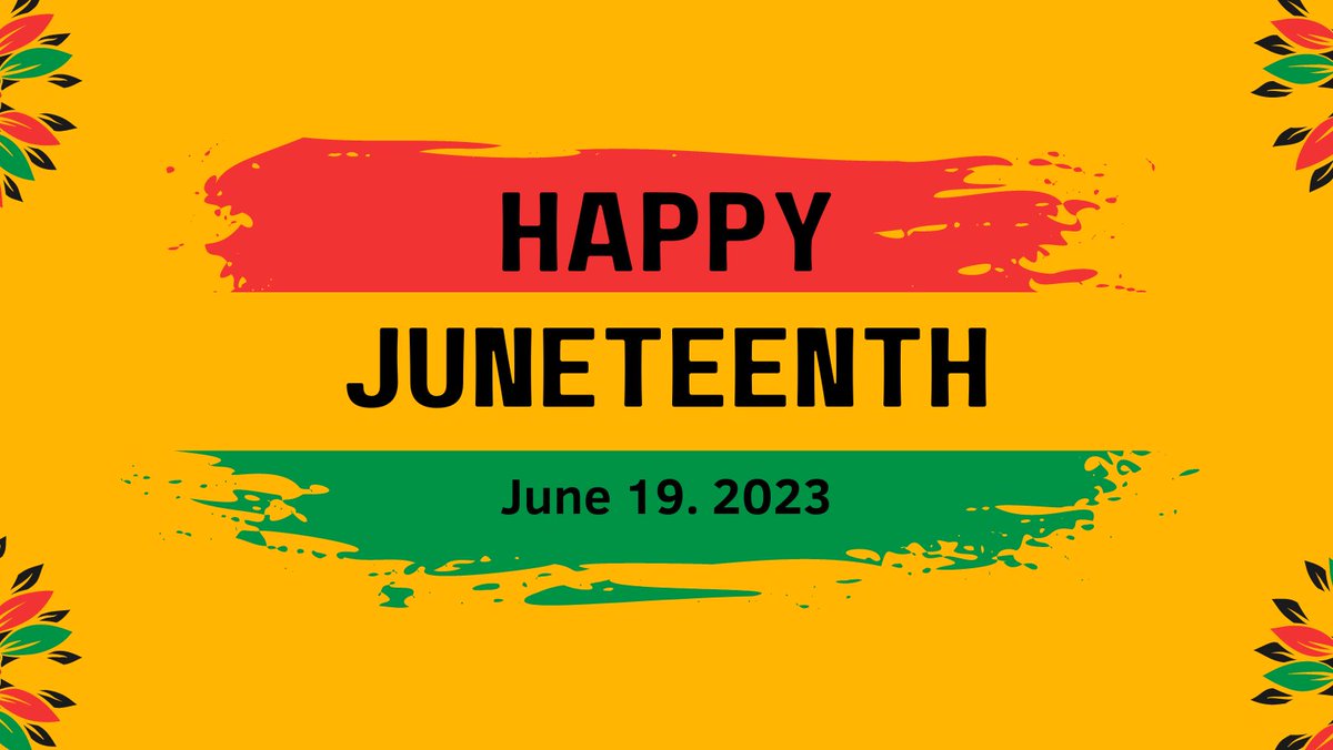 Happy #Juneteenth! We reaffirm our commitment to diversity, equity, inclusion, and belonging.  We recognize that there is still work to be done in the community; we remain rooted together and will do our part to create a more just and equitable world.  #EQUITYFORALL