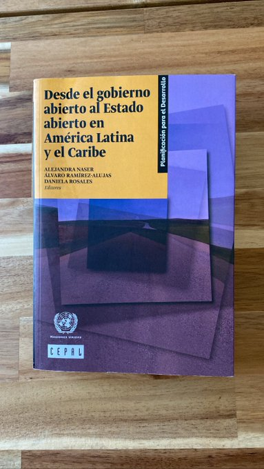 Recomendamos! "Desde el #GobiernoAbierto al #EstadoAbierto en América Latina y el Caribe" [<a href="/cepal_onu/">CEPAL</a>, 2017] Editado por <a href="/AlejandraNaser/">Alejandra Naser</a>, <a href="/redmatriz/">Álvaro V. Ramírez-Alujas 👾</a> y <a href="/danitar83/">Daniela Rosales</a>. Para descarga en acceso abierto en este enlace: bit.ly/EstadoAbiertoC… #OpenGov #OpenState <a href="/opengovpart/">Open Gov Partnership</a> <a href="/GIGAPP/">GIGAPP Iberoamérica</a>