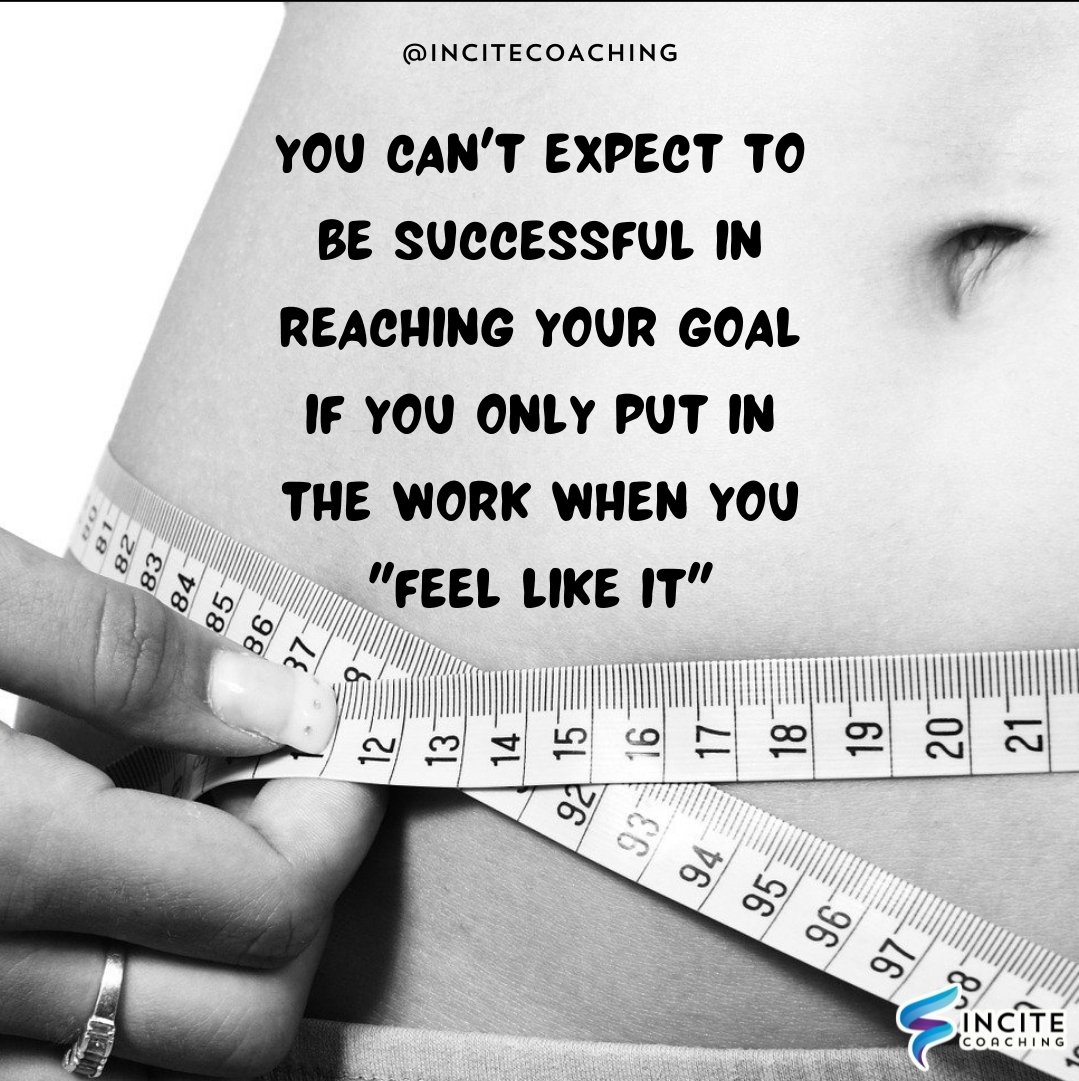 healthyincite's tweet photo. Success doesn't wait on you to "feel like it".

 ~~~ https://t.co/M0E42cscVo