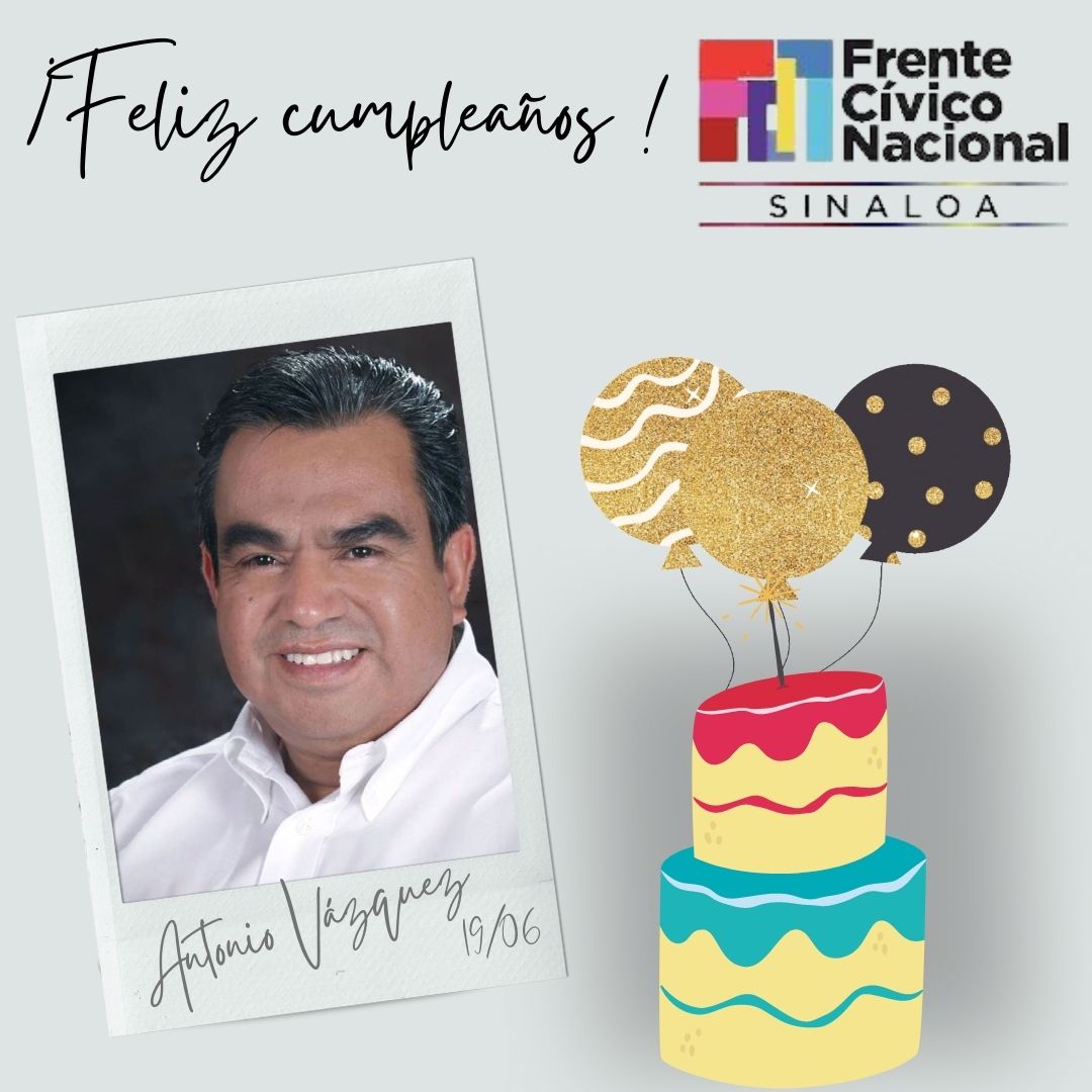 FCNSINOFICIAL's tweet photo. ¡Feliz cumpleaños, @Antonio_Vzqz_I!🥳🎉 Desde el @FCNSINOFICIAL, te deseamos un día lleno de alegría, amor y rodeado de tus seres queridos. Gracias por ser un miembro valioso de nuestra organización y por tu compromiso con nuestra causa.🥳🎉 https://t.co/mE0n6kia2W