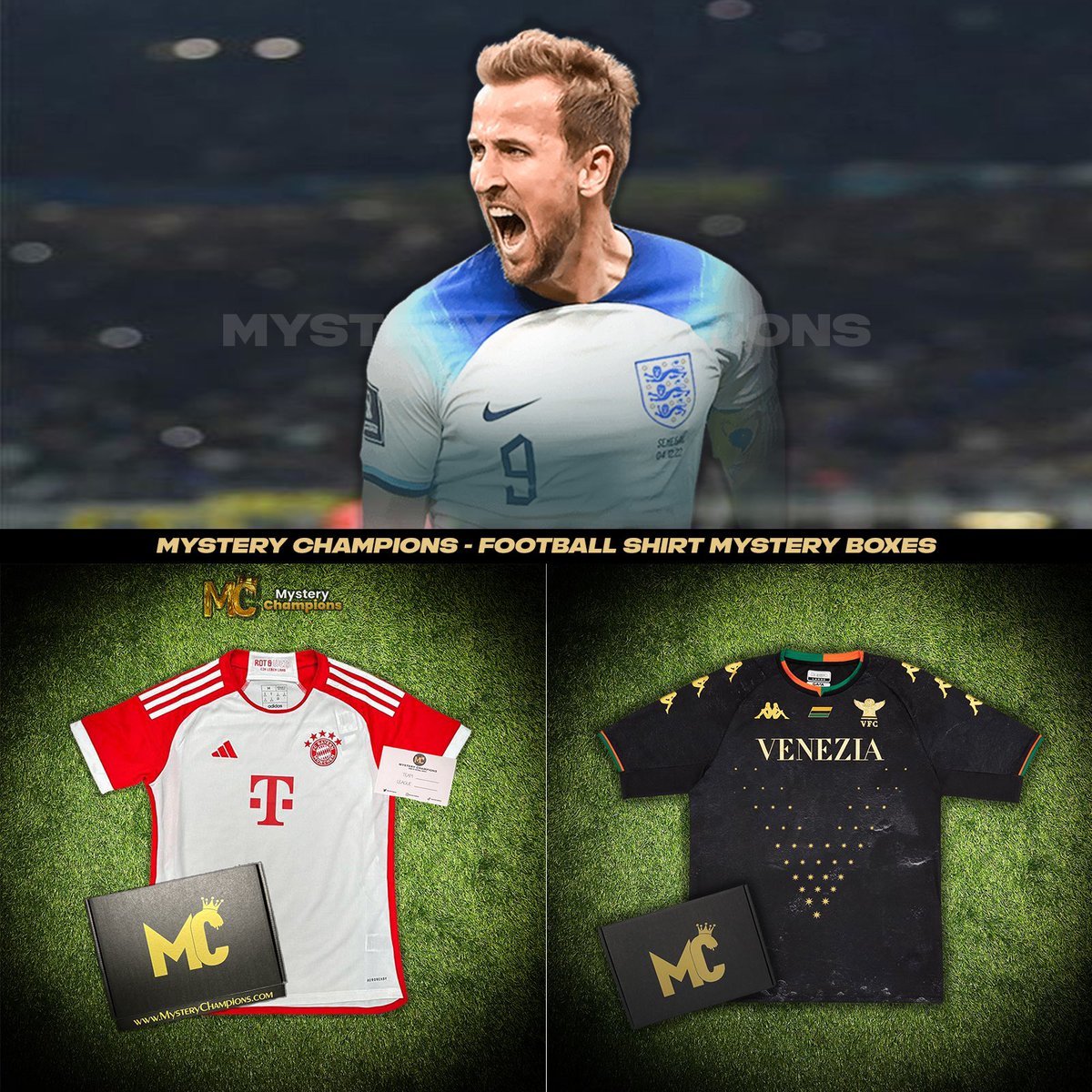 🚨 For EVERY goal Harry Kane 🏴󠁧󠁢󠁥󠁮󠁧󠁿 scores tonight we will giveaway a Mystery Football Shirt Box 📦 

Retweet &amp; follow to enter 🤝

Good luck! 👑 mysterychampions.com