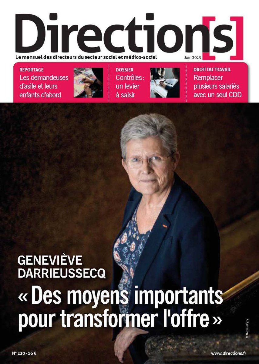 Geneviève Darrieussecq (@gdarrieussecq) on Twitter photo École pour tous, emploi, repérage précoce et nécessaire transformation des lieux de vie : dans tous ces domaines, les professionnels du médico-social ont un rôle à jouer.
J’ai souhaité m’adresser à eux dans un entretien à la presse spécialisée. 📰
→ directions.fr/Piloter/organi… École pour tous, emploi, repérage précoce et nécessaire transformation des lieux de vie : dans tous ces domaines, les professionnels du médico-social ont un rôle à jouer.
J’ai souhaité m’adresser à eux dans un entretien à la presse spécialisée. 📰
→ directions.fr/Piloter/organi…