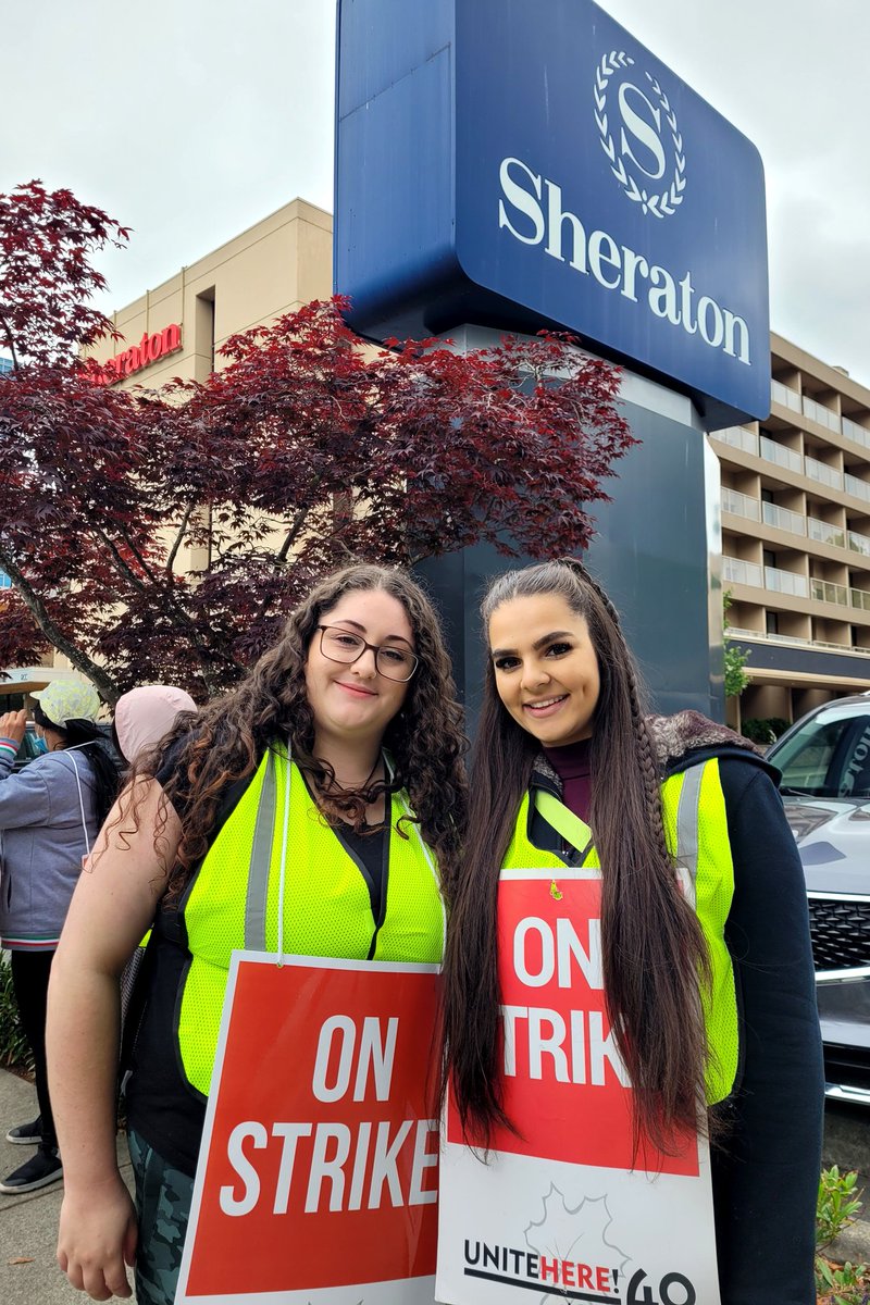 It's #STRIKE DAY 6 & we're still going strong! Want to #VOLUNTEER with us?  Email: Updates@UniteHere40.com 

#SheratonYVRStrike #onstrike #bcpoli #canpoli #bclab #canlab #richmondbc #britishcolumbia #canada #yvr #vancouver #union #fairpay #livingwage #solidarity #workersunite