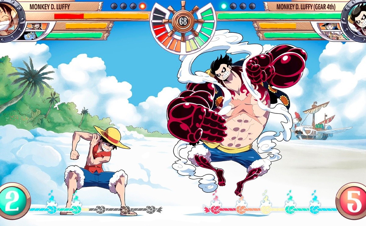 -One Piece GrandLine fighters
-Made by the same people who made Dragon Ball FighterZ
Roster:
-All Mugiwaras
-All Shichibukai
-Antagonists
-All Yonko (DLC)
-All Admirals (DLC)
-Gear 5 (DLC)
-Lucci
-King
-carrot+Yamato
-Sabo+Ace 
-Perona

-Alt Costumes

If only dreams came true 😣