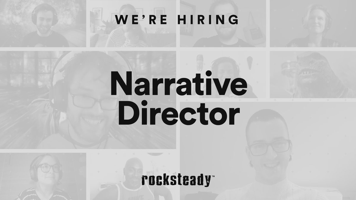New Role Alert 📣

We're looking for a Narrative Director, to own and drive our vision for cinematic storytelling across Rocksteady - as we gear up to launch our most ambitious title yet, Suicide Squad: Kill the Justice League. 

warnerbros.wd5.myworkdayjobs.com/global/job/Lon…