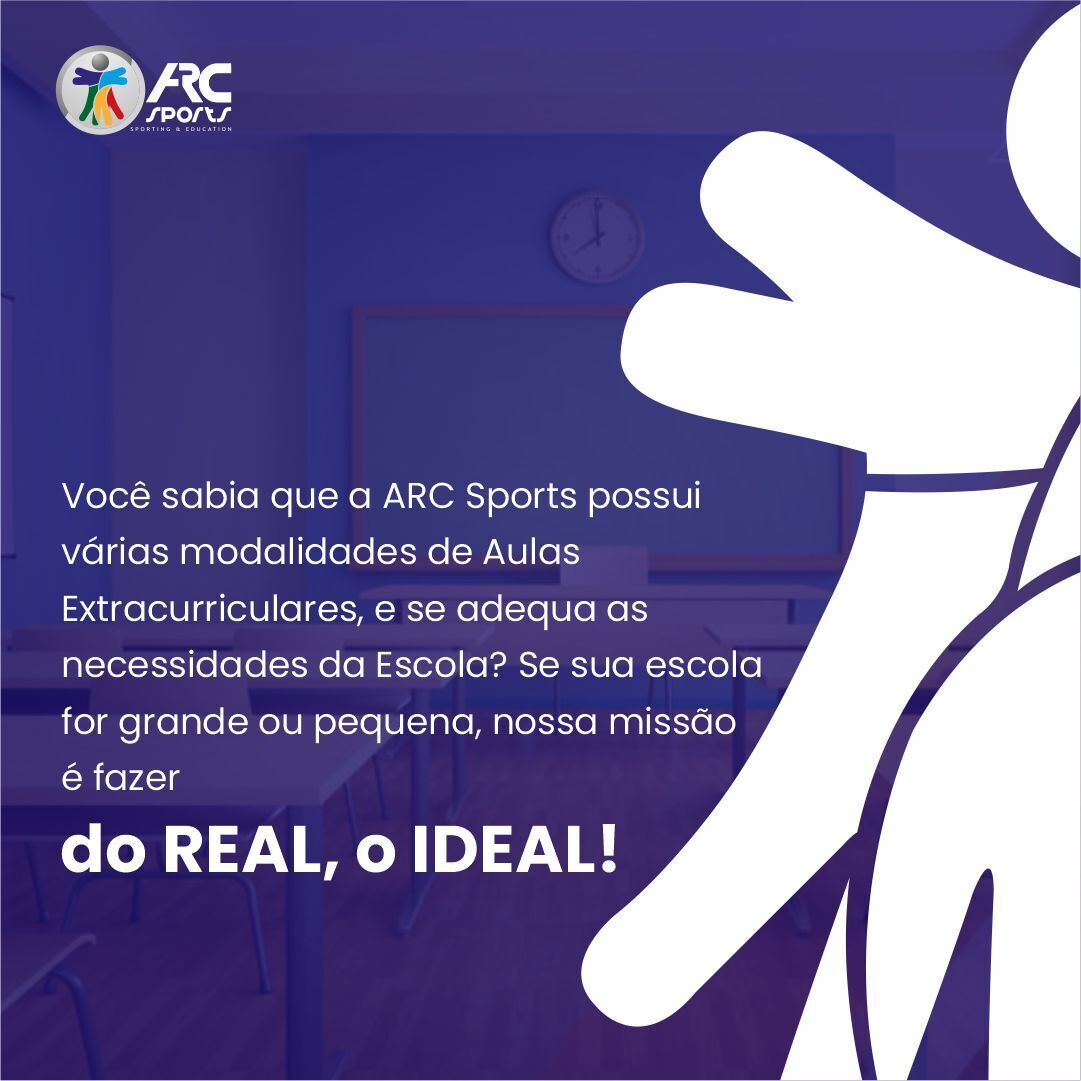 arc_sports's tweet photo. Se você deseja estruturar as atividades extracurriculares do seu colégio particular de forma terceirizada, entre em contato conosco. Teremos prazer em discutir as necessidades específicas da sua escola e apresentar nossas soluções personalizadas. https://t.co/z137dQxTC6