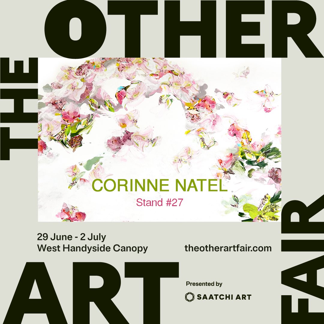 CorinneNatel's tweet photo. I’m so excited to be selected as one of 100 artists to exhibit at @TheOtherArtFair 💗 Showing my latest works on Thurs 29th June to Sun 2nd July at #WestHandysideCanopy, #KingsCross 
Book your tickets: https://t.co/eSabLLTv59 use code OTHER30 for 30% off Fri- Sun tickets https://t.co/ceg80Vr40b