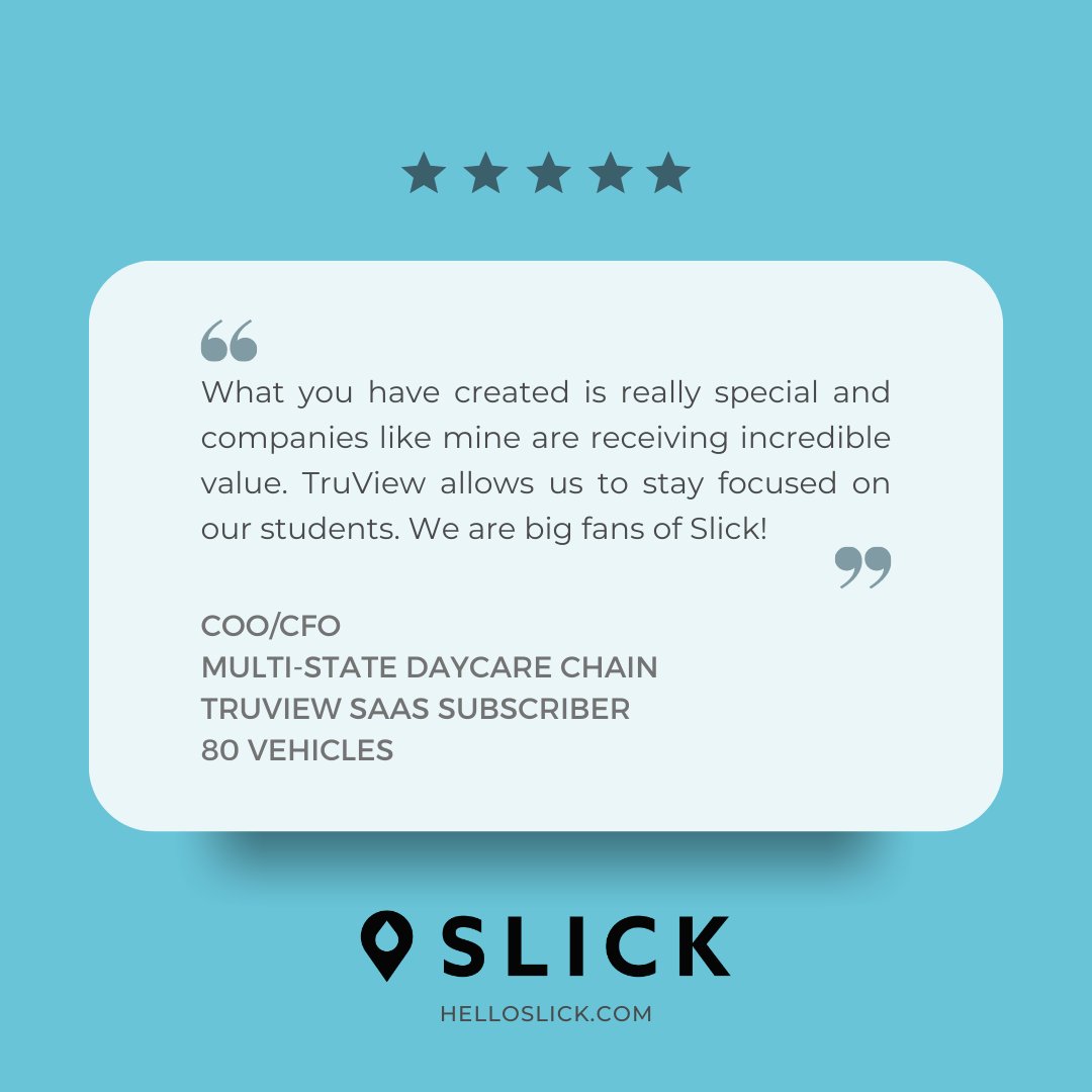 helloslick's tweet image. Optimizing our customers' businesses is our mission!

The time and resources it takes to self-manage your fleet affects many areas of your business and costs significantly more than the line item of "maintenance and repair."  

Contact us today:  sales@helloslick.com