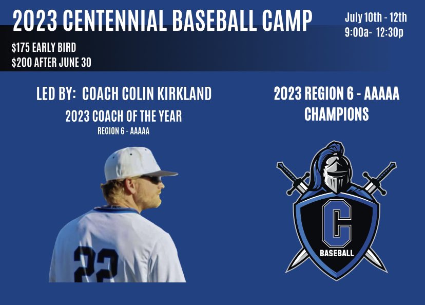 Sign up now for our Summer Baseball Camp! (Ages 7 to Rising 8th Graders) ⚾️⚾️⚾️ app.picklejuiceapp.com/a/ureg/open/ev…