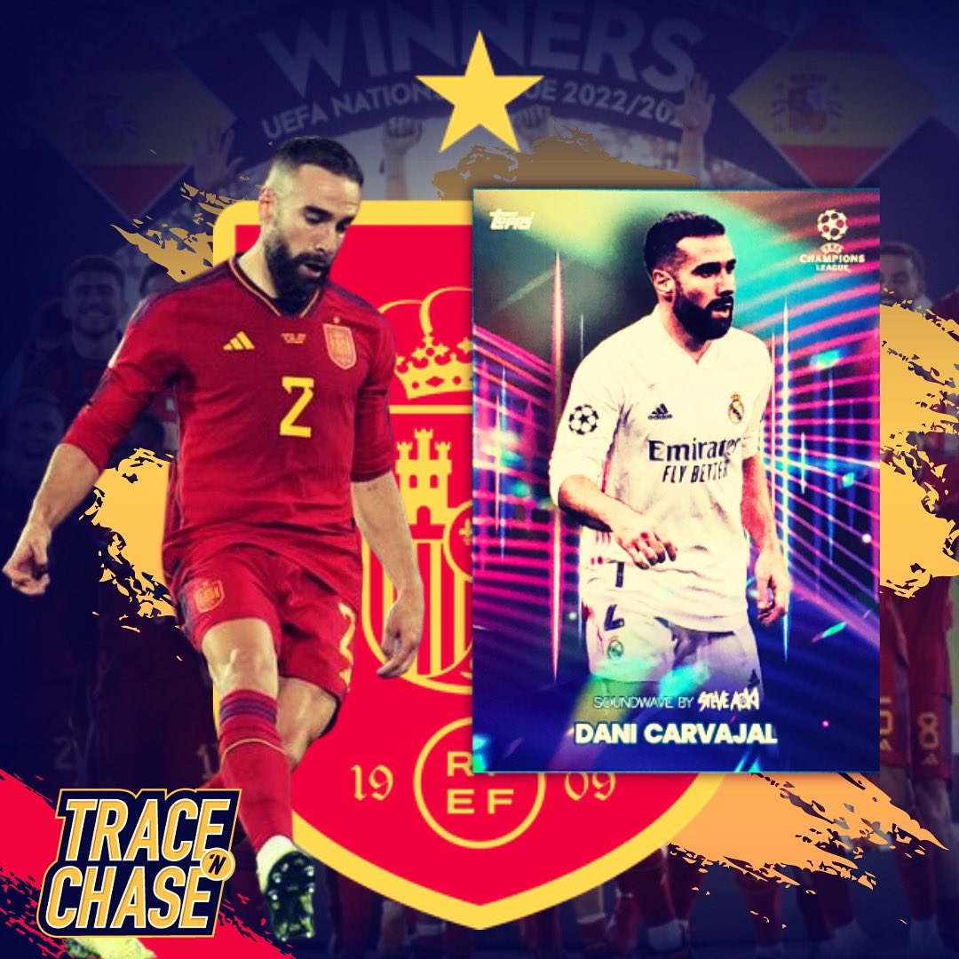 Congrats to @SEFutbol for winning the @UEFA Nations League for the first time following a penalty shootout victory over Croatia, with Real Madrid defender @DaniCarvajal92 scoring the decisive spot-kick after a 0-0 draw⚽️❌

#whodoyoucollect #soccer #UEFANationsLeague #Topps