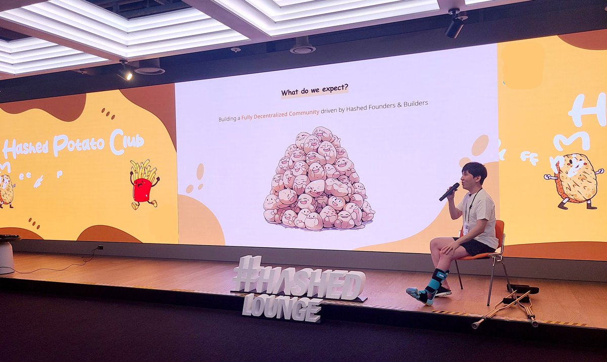 Old_SpicyGinger's tweet image. at 1st #Hashed Founders Lounge.
I see lots of promising #Web3 entrepreneurs from Korea!