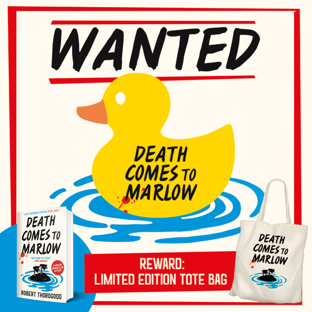 Our friends at @HQstories have teamed up with indie bookshops @marlowbookshop, @NewhamBookshop, @kewbookshop & @sheenbookshop for a duck hunt!

Find a duck. Win a #DeathComesToMarlow tote!

#IndieBookshopWeek @booksaremybag

Find out more here: bit.ly/3XiHi95
