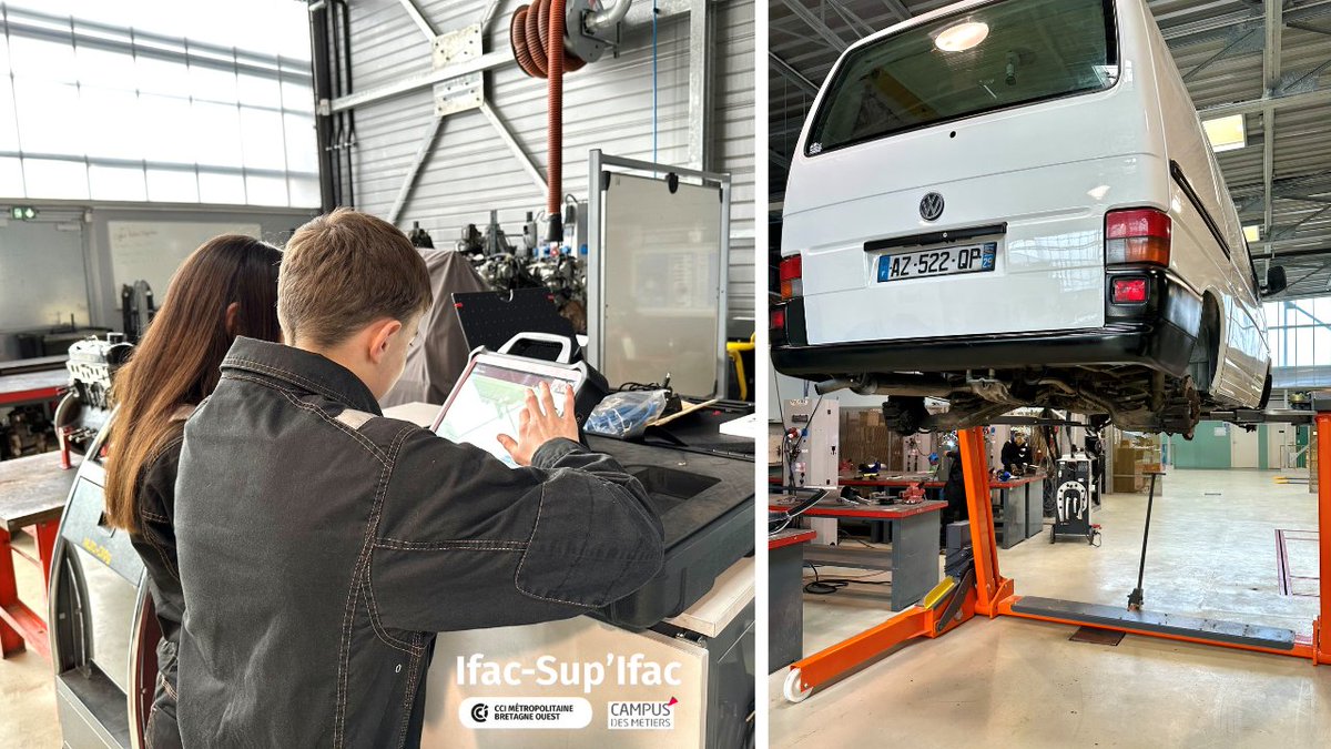 🚗 De nouveaux investissements en #automobile avec un nouvel outil de diagnostic permettant la reprogrammation calculateur des véhicules et un pont mobile. Merci à <a href="/OPCO_Mobilites/">OPCO Mobilités</a> et l'#ANFA pour le co-financement 🔧